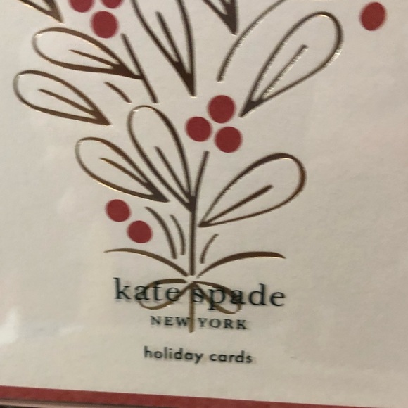 🆕 Kate Spade ♠️ Mistletoe Holiday Christmas Cards - Picture 3 of 5